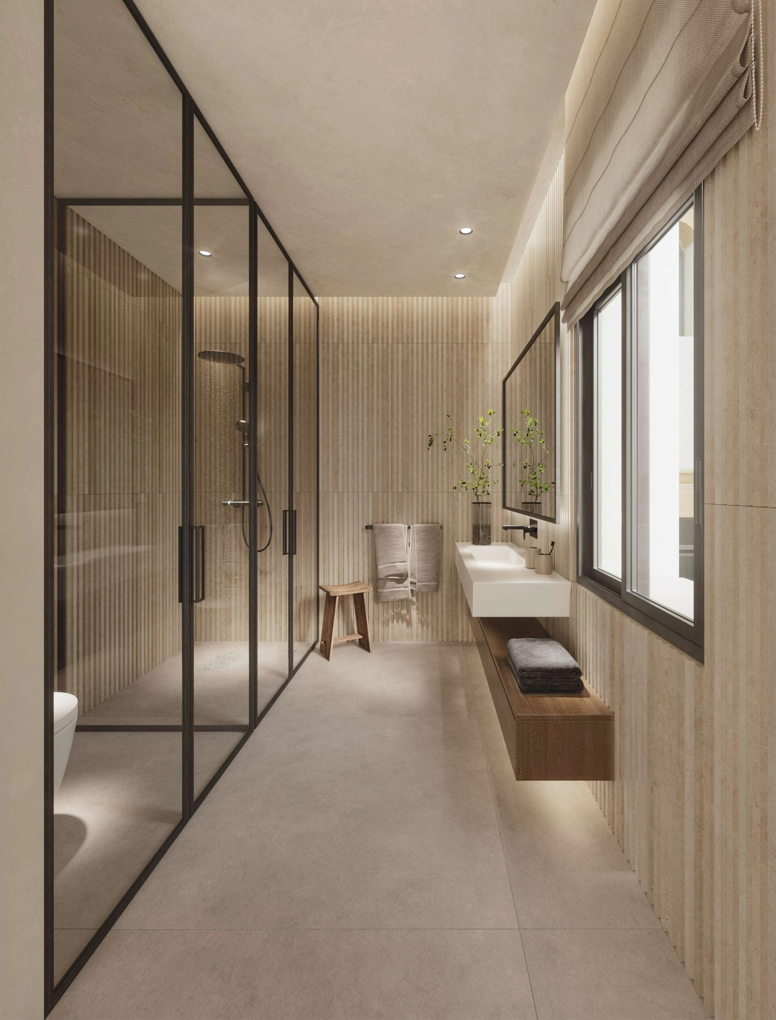 Hedendaagse badkamers zijn uitgerust met hoogwaardig sanitair en armaturen voor een spa-achtige ervaring thuis.