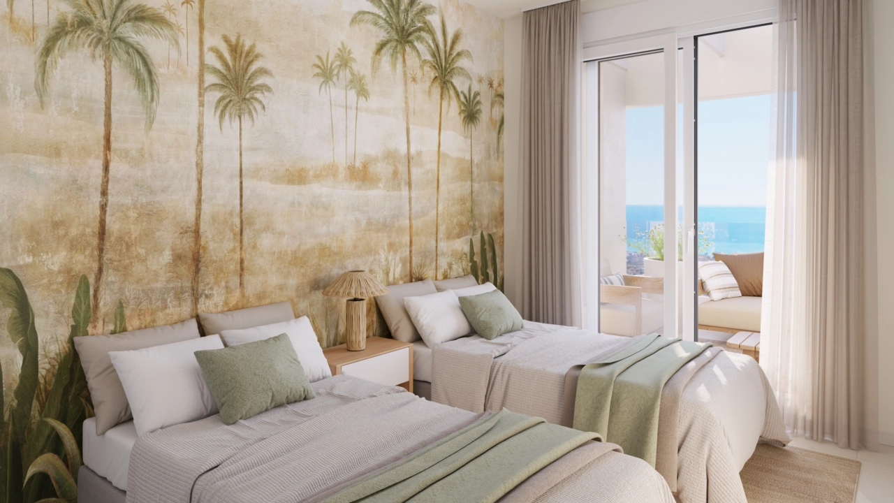 Comfortabele gastenkamers zijn gevuld met licht en bieden uitzicht en een rustige sfeer.