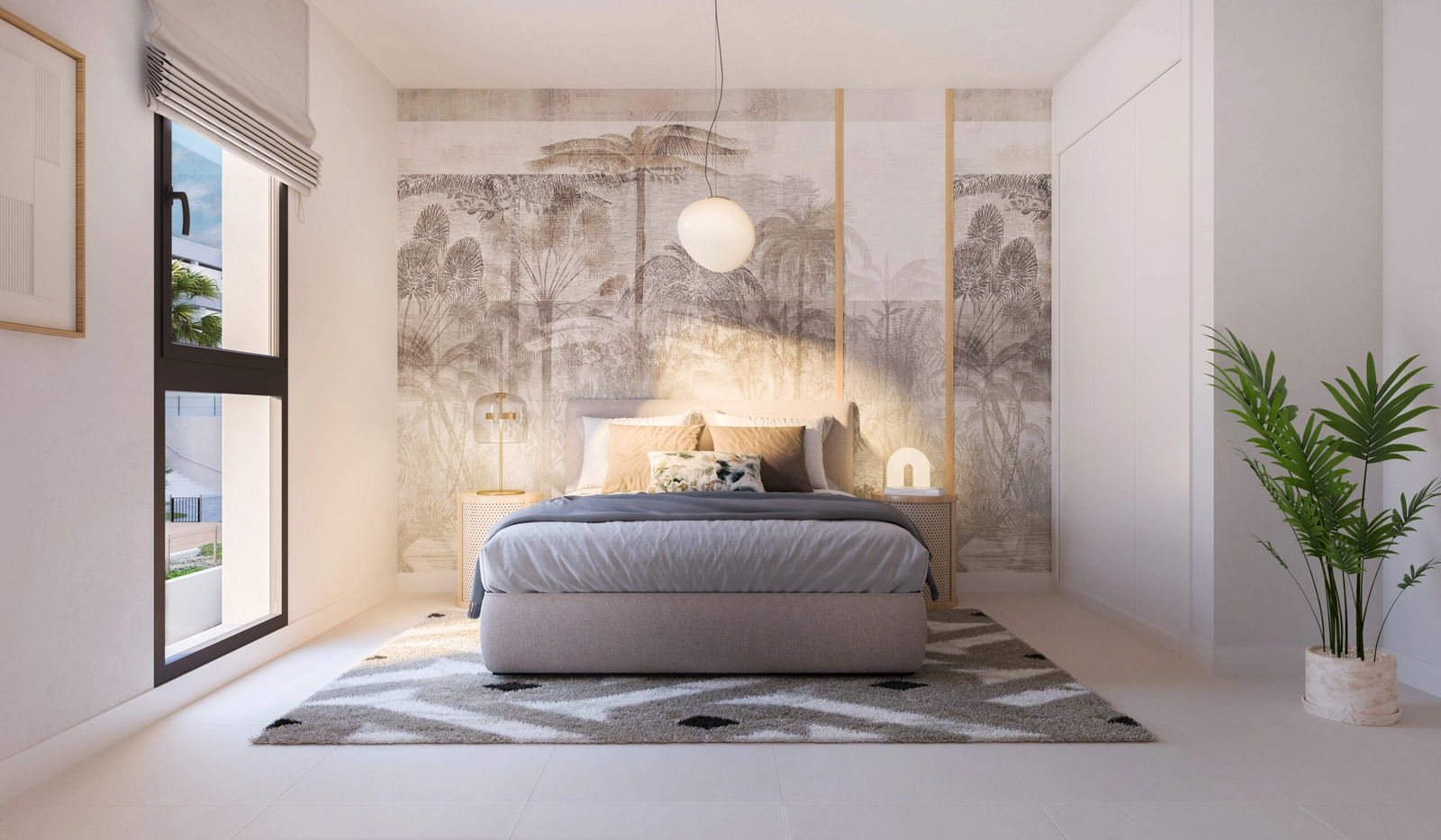 Comfortabele en stijlvolle logeerkamers ontworpen om familie en vrienden te verwelkomen.