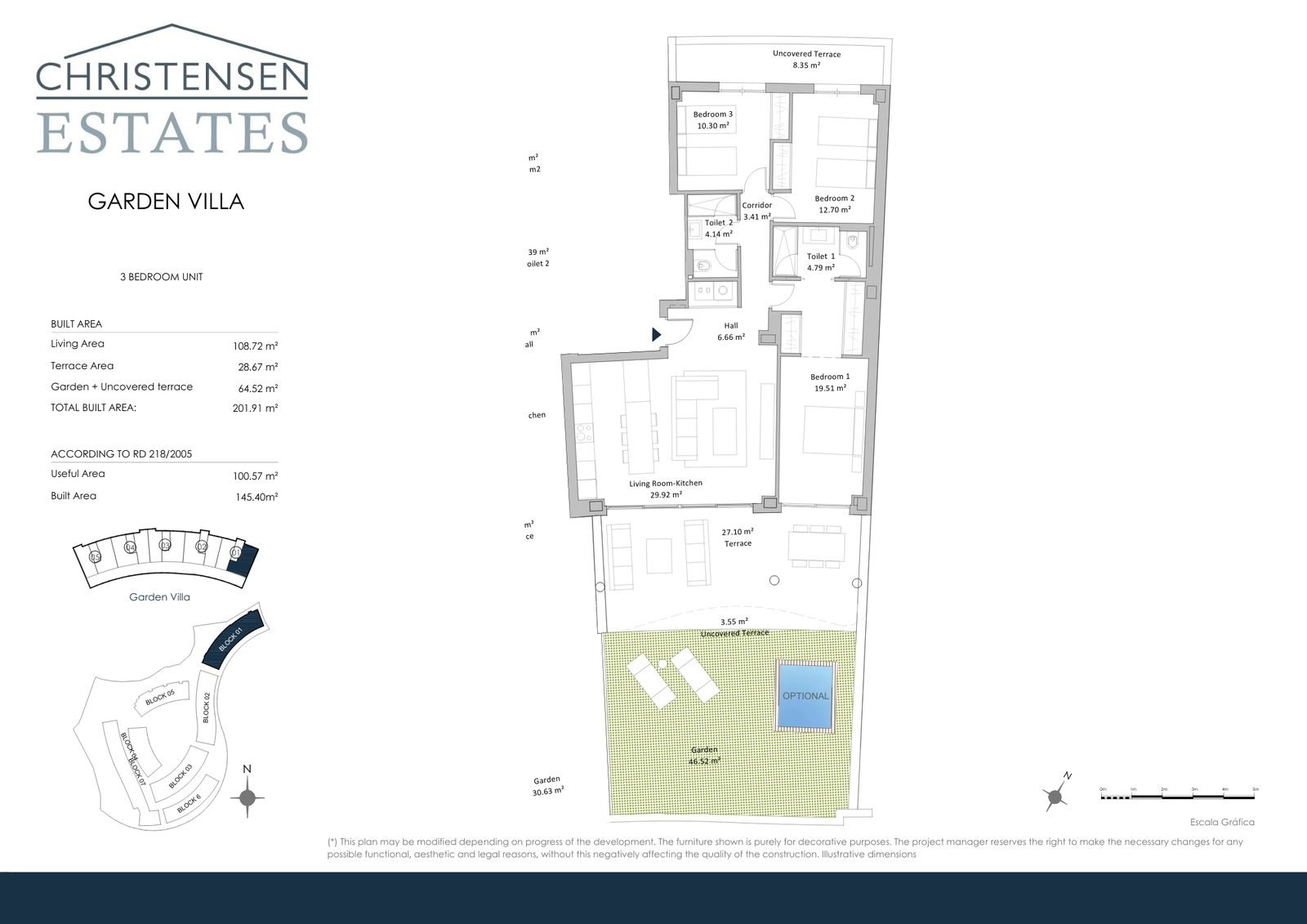 Tuinvilla met drie slaapkamers – Ruime interieurs verbonden met een royaal terras en privétuin, perfect voor buitenleven.