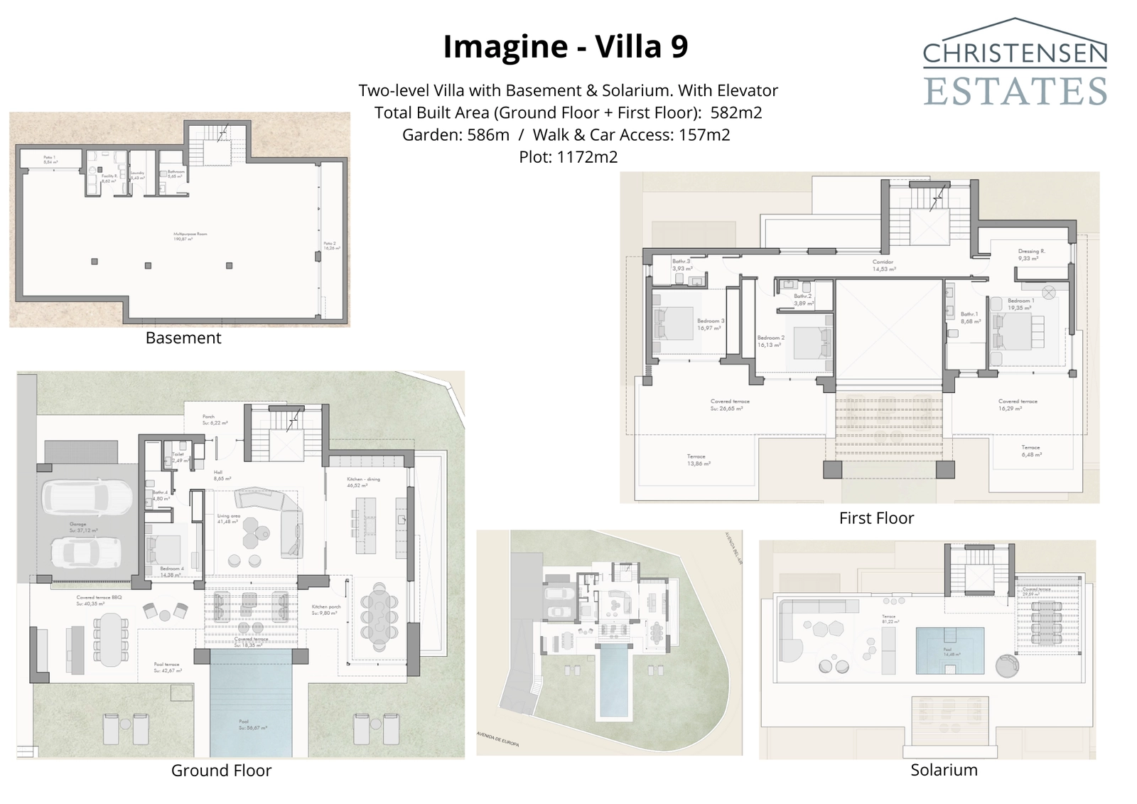Ontdek de indeling van dit villatype, met royale terrassen en een naadloze overgang tussen binnen- en buitenruimtes.