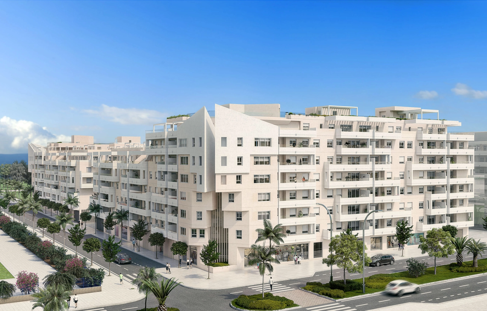 Hedendaagse architectuur past naadloos in de prachtige omgeving van de Costa del Sol.