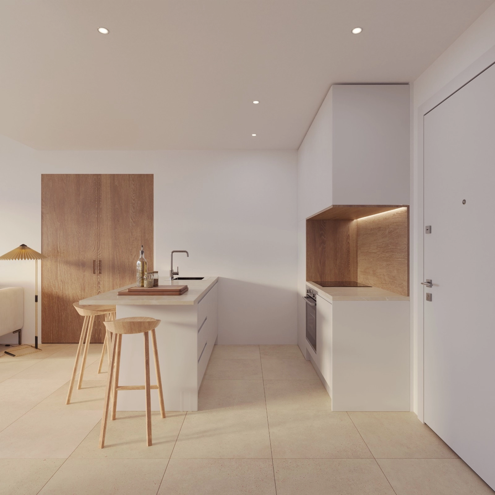 Strakke, volledig uitgeruste keukens zijn ontworpen voor zowel functionaliteit als stijl, perfect voor het dagelijks leven.