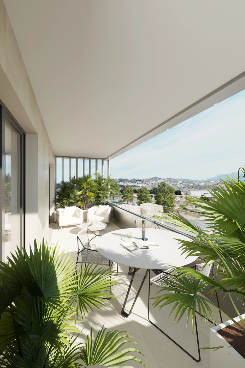 Geniet van een panoramisch uitzicht op de Costa del Sol en de Mediterrane bries vanaf uw privéterras.