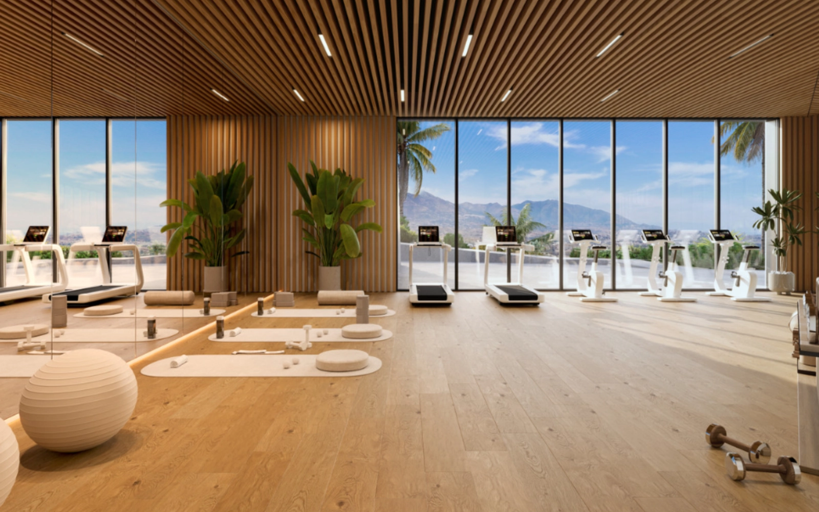 Ruime privéterrassen bieden de perfecte setting om te genieten van het uitzonderlijke klimaat en de prachtige uitzichten van de Costa del Sol.