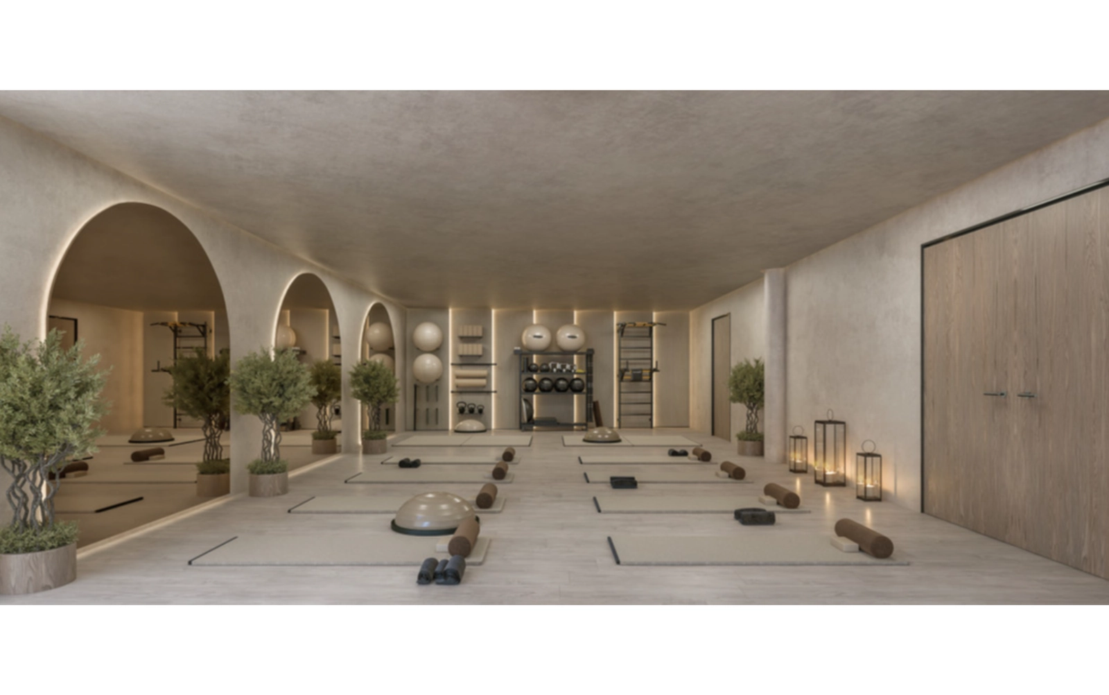 Een speciale yoga- en meditatieruimte voor rust en ontspanning.