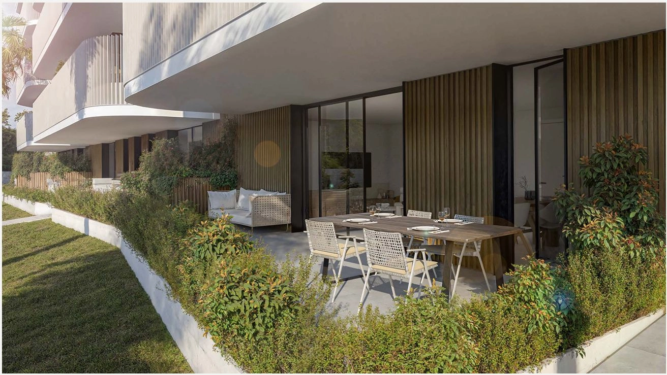 Appartementen op de begane grond beschikken over royale terrassen en privétuinen, ideaal om te genieten van het klimaat van de Costa del Sol.