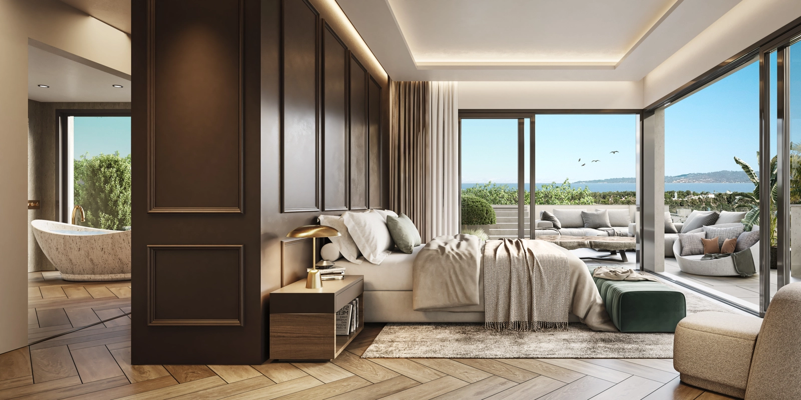 Elegante badkamers zijn voorzien van hoogwaardige materialen en een eigentijds design, wat een spa-achtige sfeer creëert in uw eigen huis.