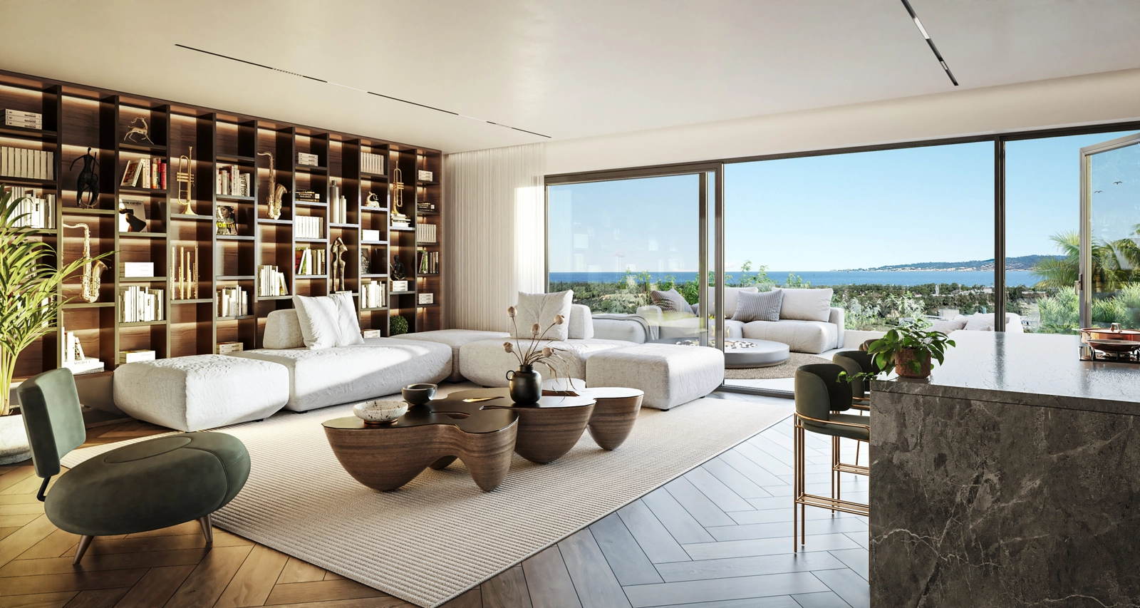 Blijf actief in de ultramoderne privégym, volledig uitgerust voor al uw fitnessbehoeften.