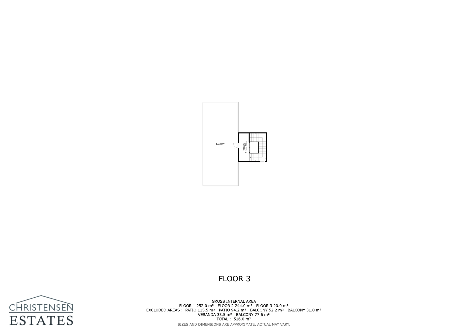 De indeling van het dakterras, met toegang tot het ruime terras en de jacuzzi met een ongelooflijk panoramisch uitzicht.