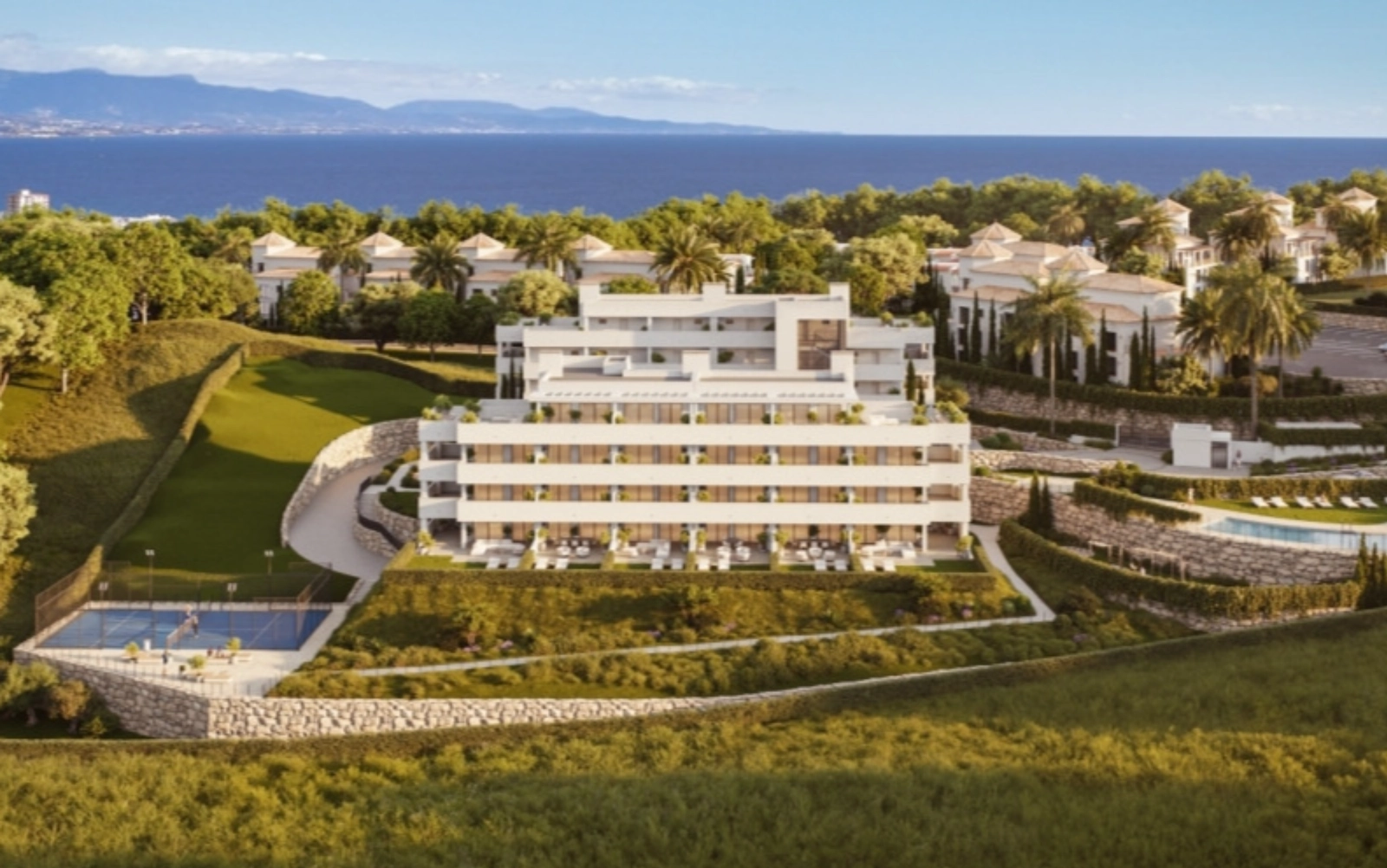 Geniet van adembenemend uitzicht op zee vanuit dit exclusieve woonproject aan de Costa del Sol.