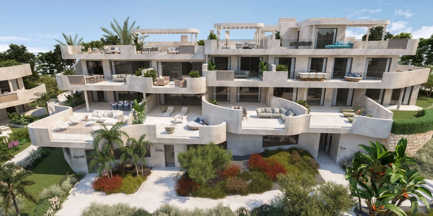 Ruime terrassen en balkons bieden voor elke woning een privé buitenruimte, wat de binnen-buiten levensstijl verbetert.