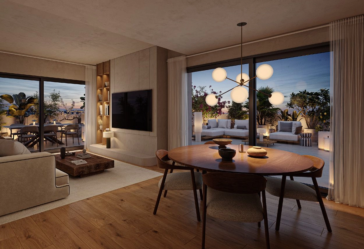 De open woon- en eetkamer is perfect voor ontspannen avonden met familie en vrienden.