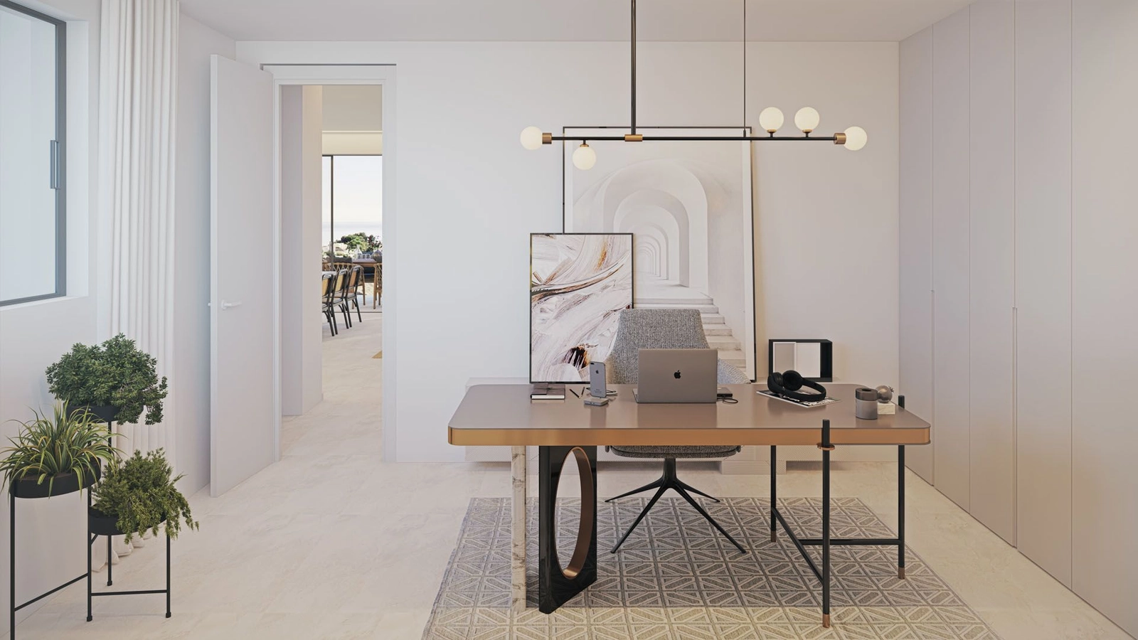 Veelzijdige ruimtes kunnen worden aangepast aan uw behoeften, of het nu gaat om een gastvrije logeerkamer of een rustig thuiskantoor.