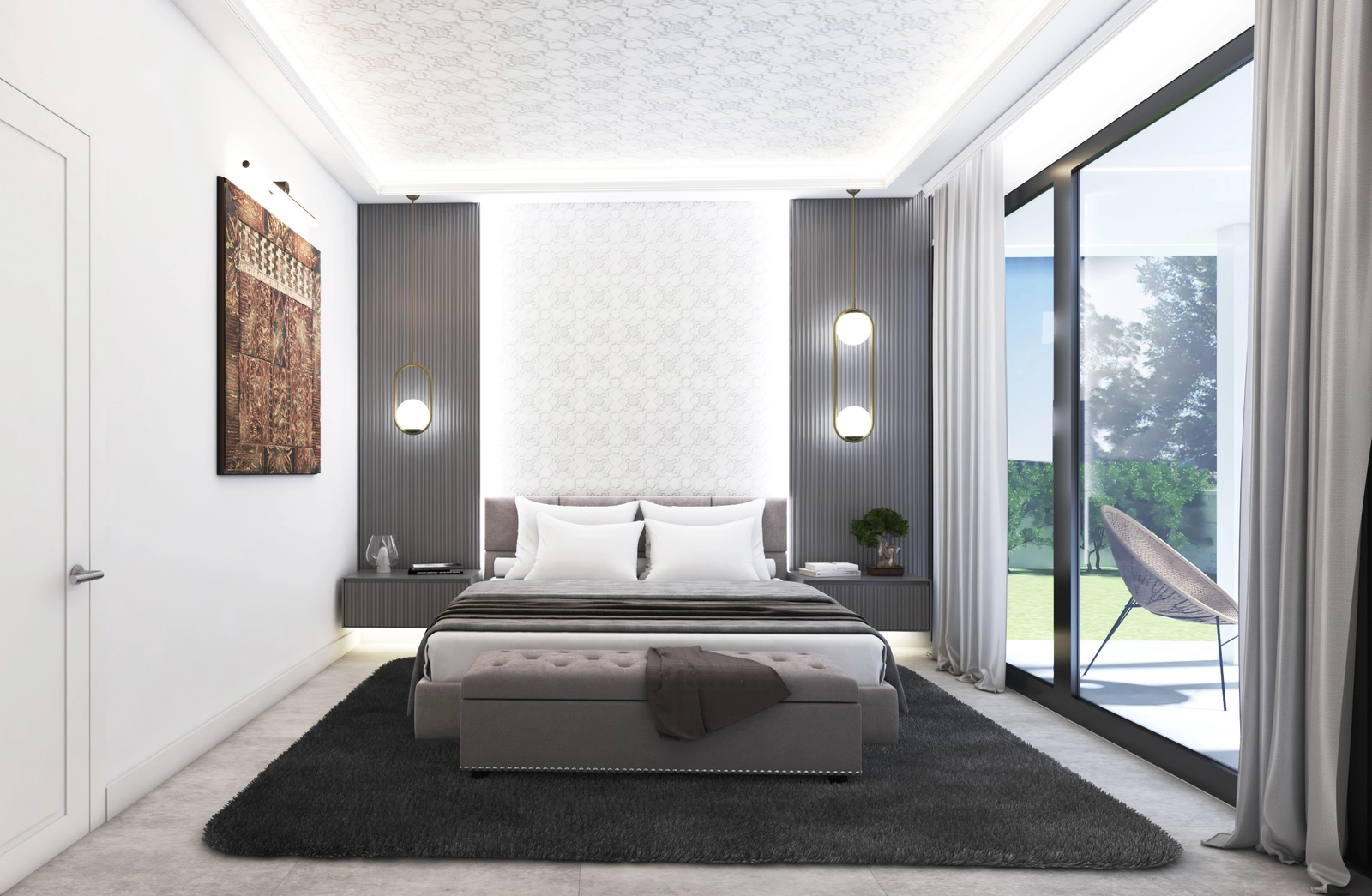 Elk van de vijf slaapkamers is zorgvuldig ontworpen als een privé en comfortabel toevluchtsoord.